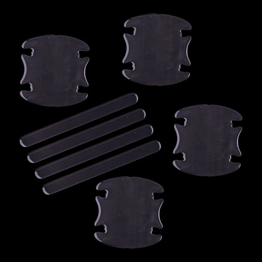 8pcs Clear Car Door Handle Bowl Stickers Anti-Scratch Protectors for Cars