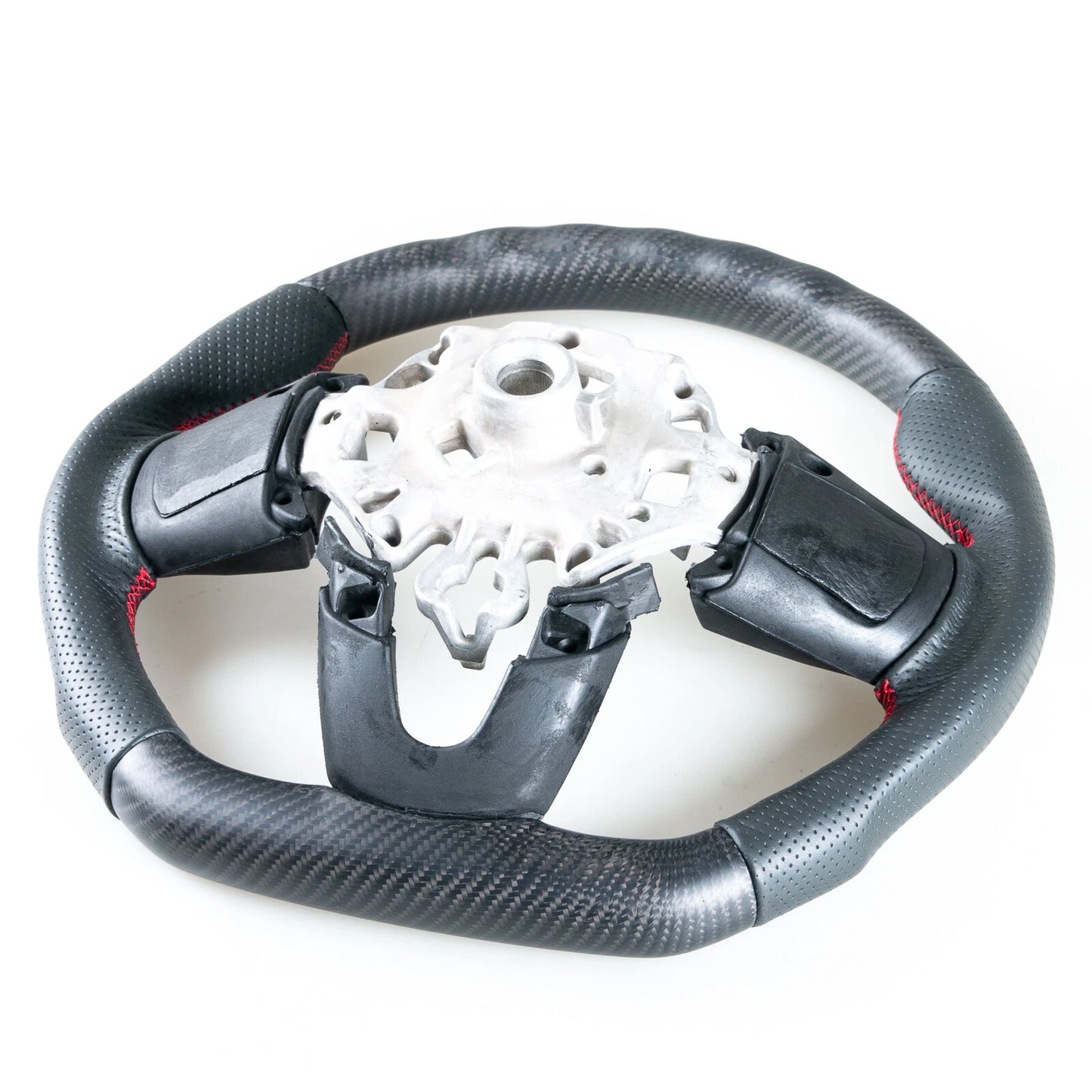 Flat Bottom Matte Carbon Leather Steering Wheel for Mini F54 F55 F56 F57 F60 F61 (2014-2023)
