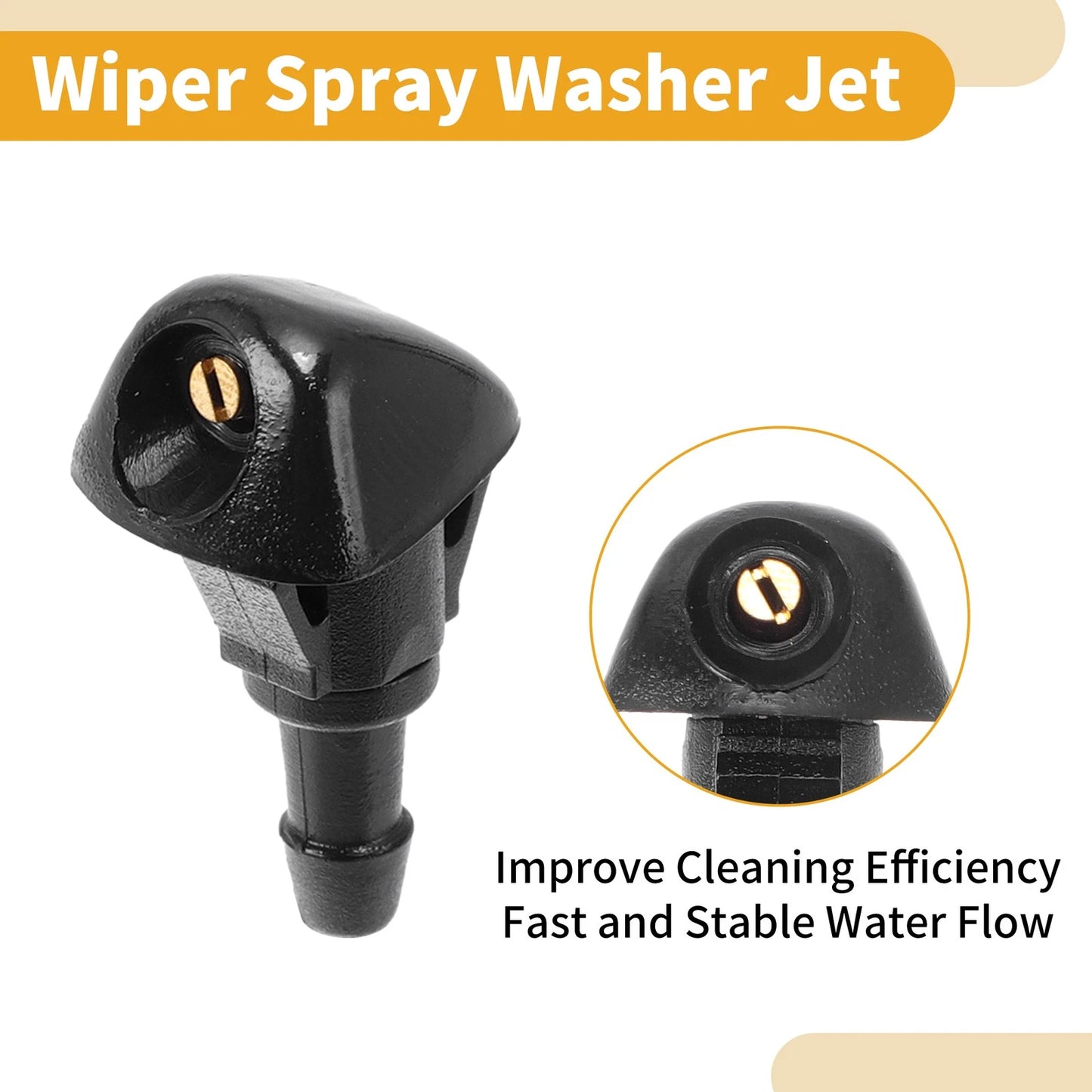 Windshield Washer Nozzle Kit for Honda Civic, Acura TSX (1992-2005)