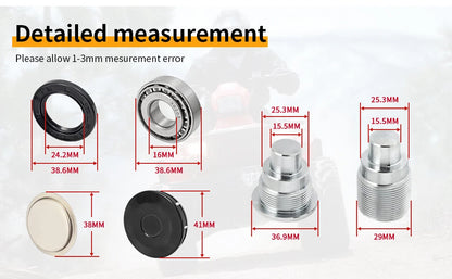 Swingarm Bearing Bolt Seal Cap Kit for Honda TRX400/450/500 (2000-2009)