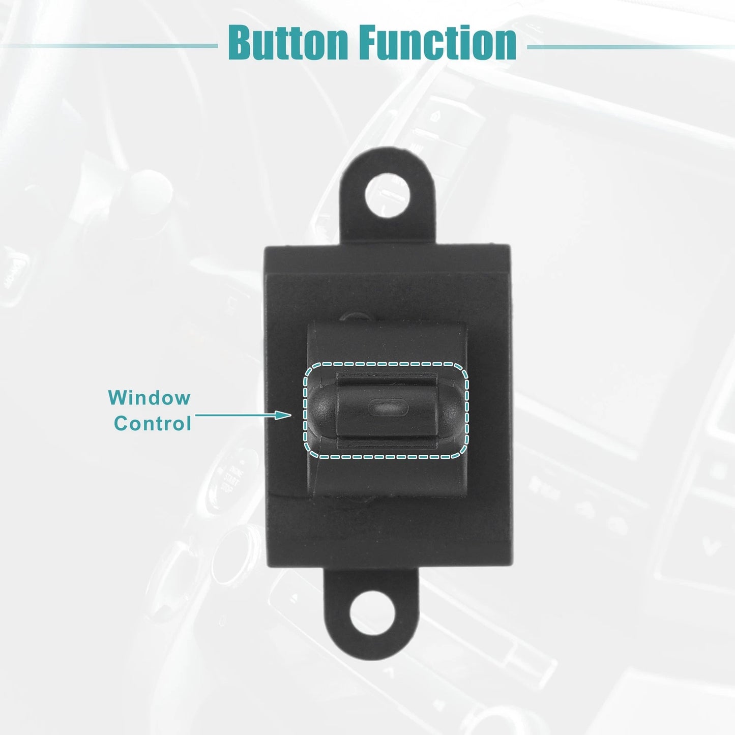 Rear Right Master Power Window Switch for Dodge Viper (2001)
