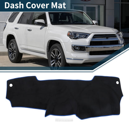 Dashboard Cover Mat for Nissan Micra March K13 Sun Protector Black Blue (2010-2017)