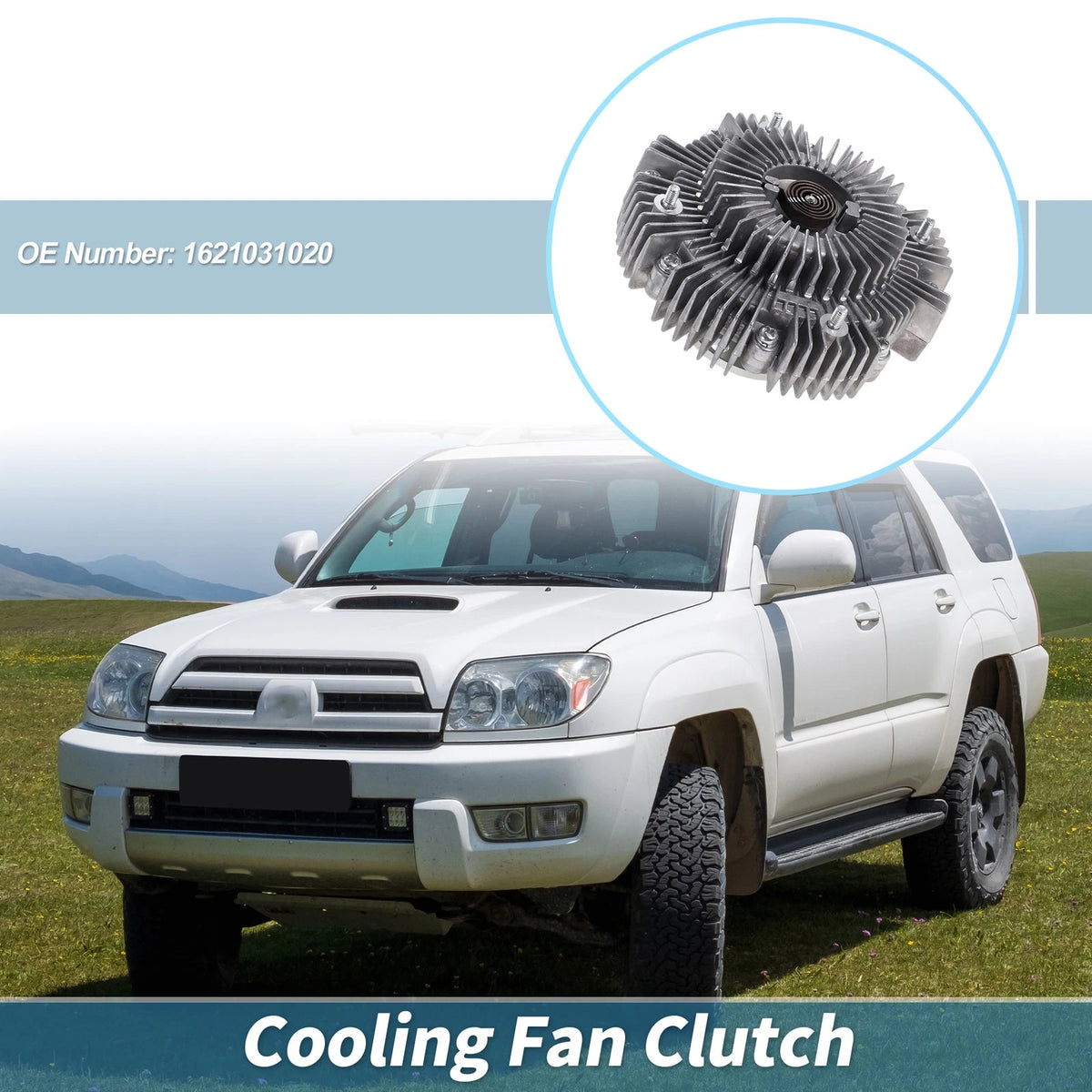 Engine Cooling Fan Clutch for Toyota 4Runner V6 4.0L (2003-2009)