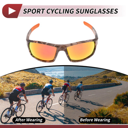 Motorcycle Riding Goggles Red Lens Marble Frame Tri-acetel Cellulose