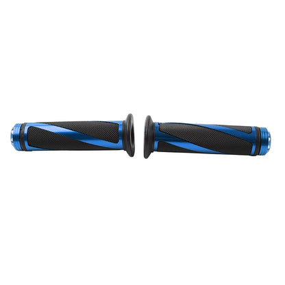 7/8" Rubber Hand Grips for Yamaha ATV Pit Dirt Bike (2010-2023) Blue