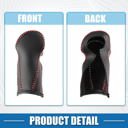 Gear Shift Lever Cover for Honda CR-V 2017-2022 Black Faux Leather