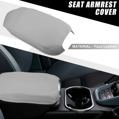 Center Console Armrest Cover Pad for Toyota Camry Hybrid (2012-2017) Gray