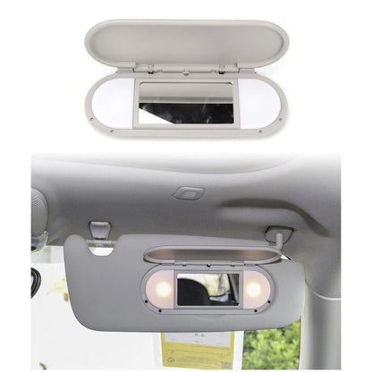 Gray Sun Visor Vanity Mirror Cover for BMW Mini Cooper F55 F56 F60 (2015-2022)