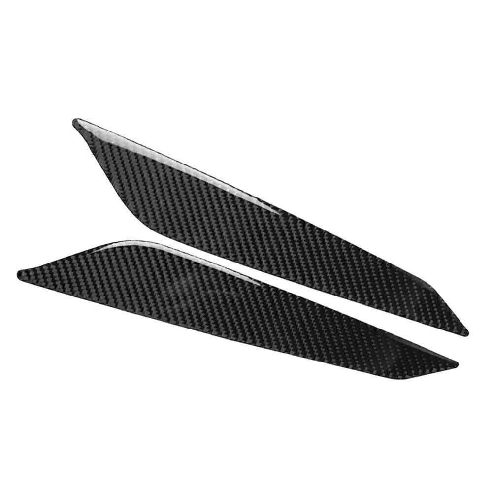 2 x Carbon Fiber Gear Shift Side Panel Covers for Audi A4 (2017-2020)
