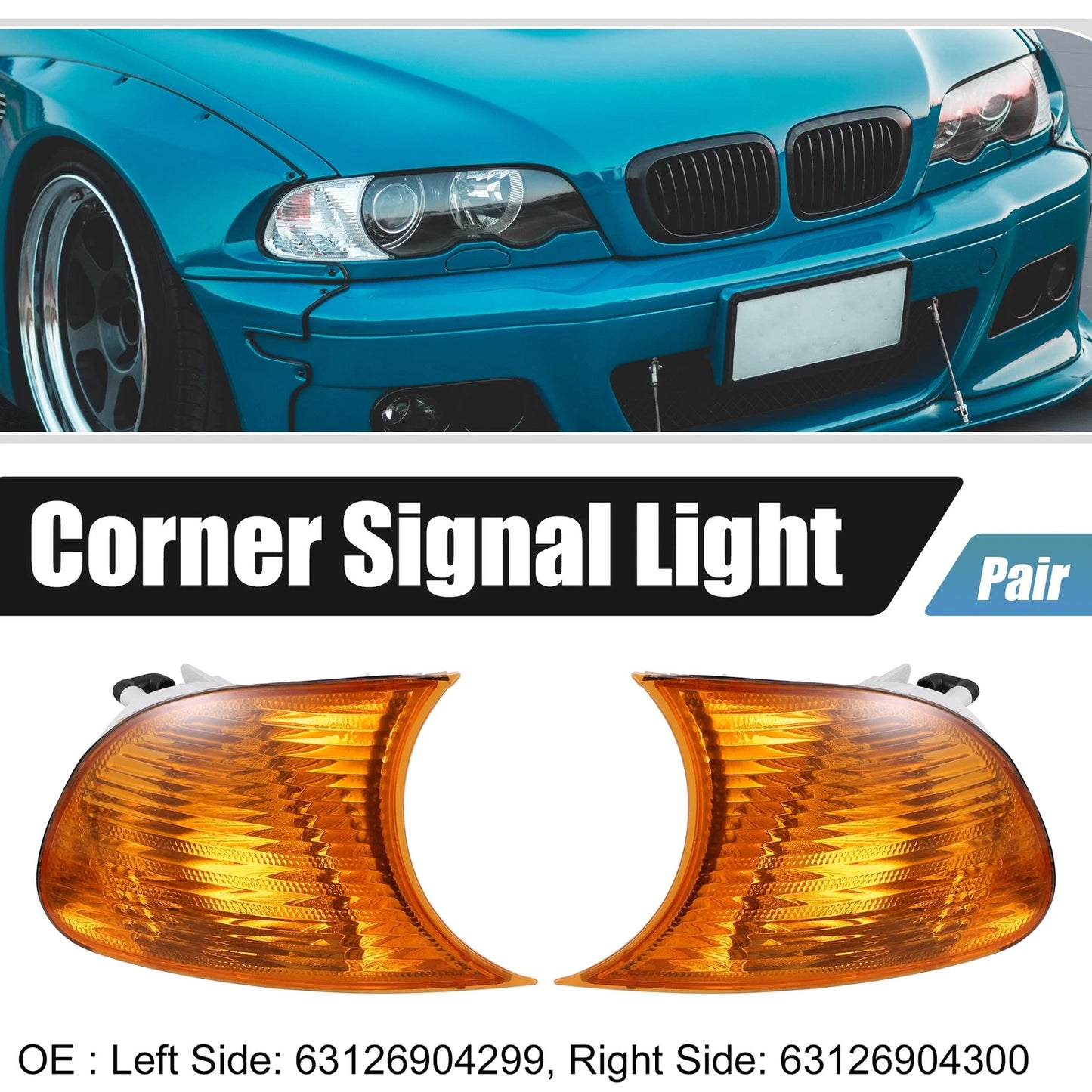 Amber Turn Signal Light for BMW E46 3 Series (2000-2001)