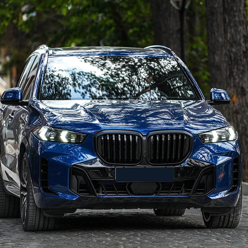 Matte Black Front Kidney Grille Cover for BMW G05 LCI X5 (2023-2024)