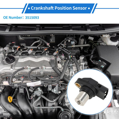Crankshaft Position Sensor for VOLVO FH 12 (1998-2014) 1 Pc Black