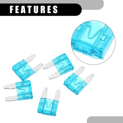 5 x Mini 15AMP APM/ATM Blade Fuses for Car Short Circuit Protection