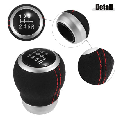 Suede Black 6 Speed Manual Gear Shift Knob for Subaru Impreza WRX STI (09-21)