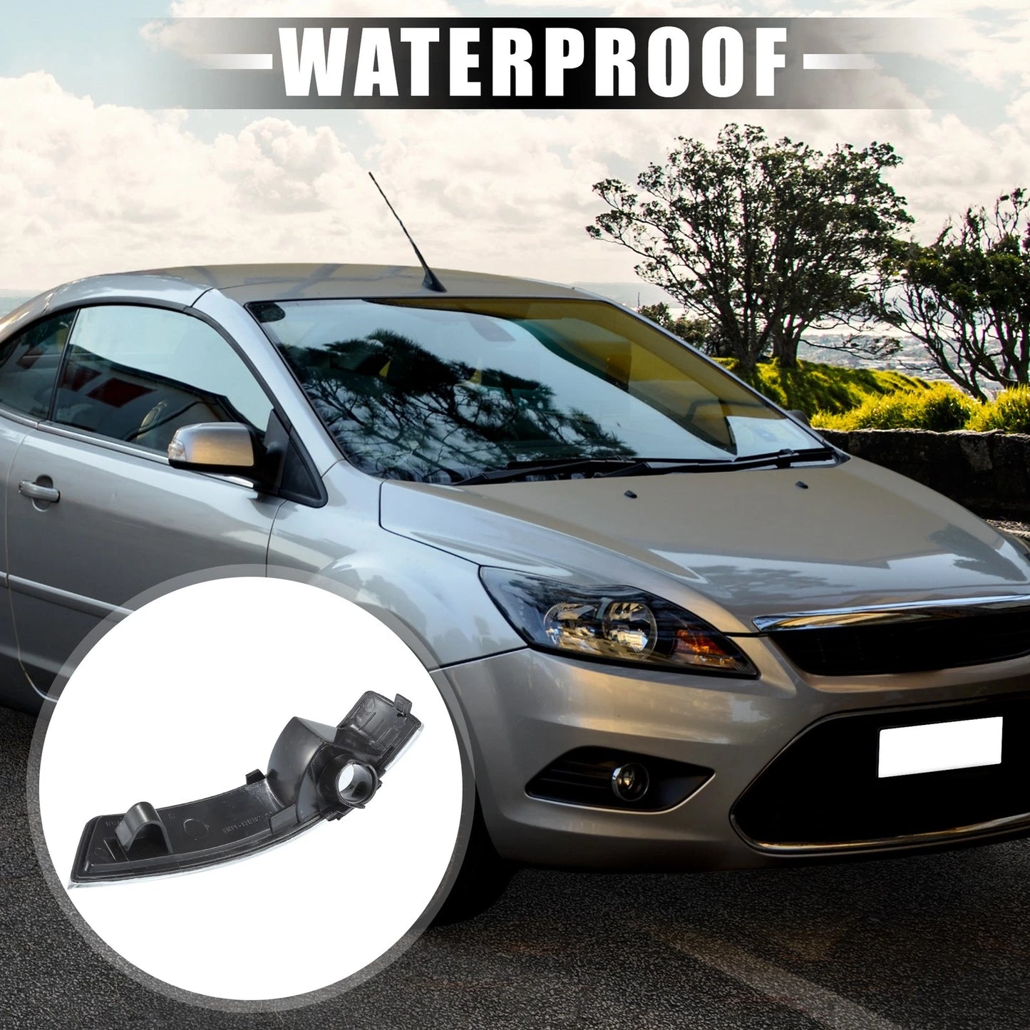 Left Rearview Mirror Turn Signal Lamp Housing for Ford Focus (2000-2011)