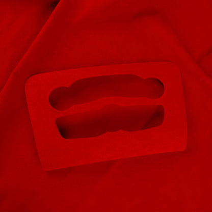 1x Red Leather A/C Panel Cover for Dodge Charger (2016-2023)