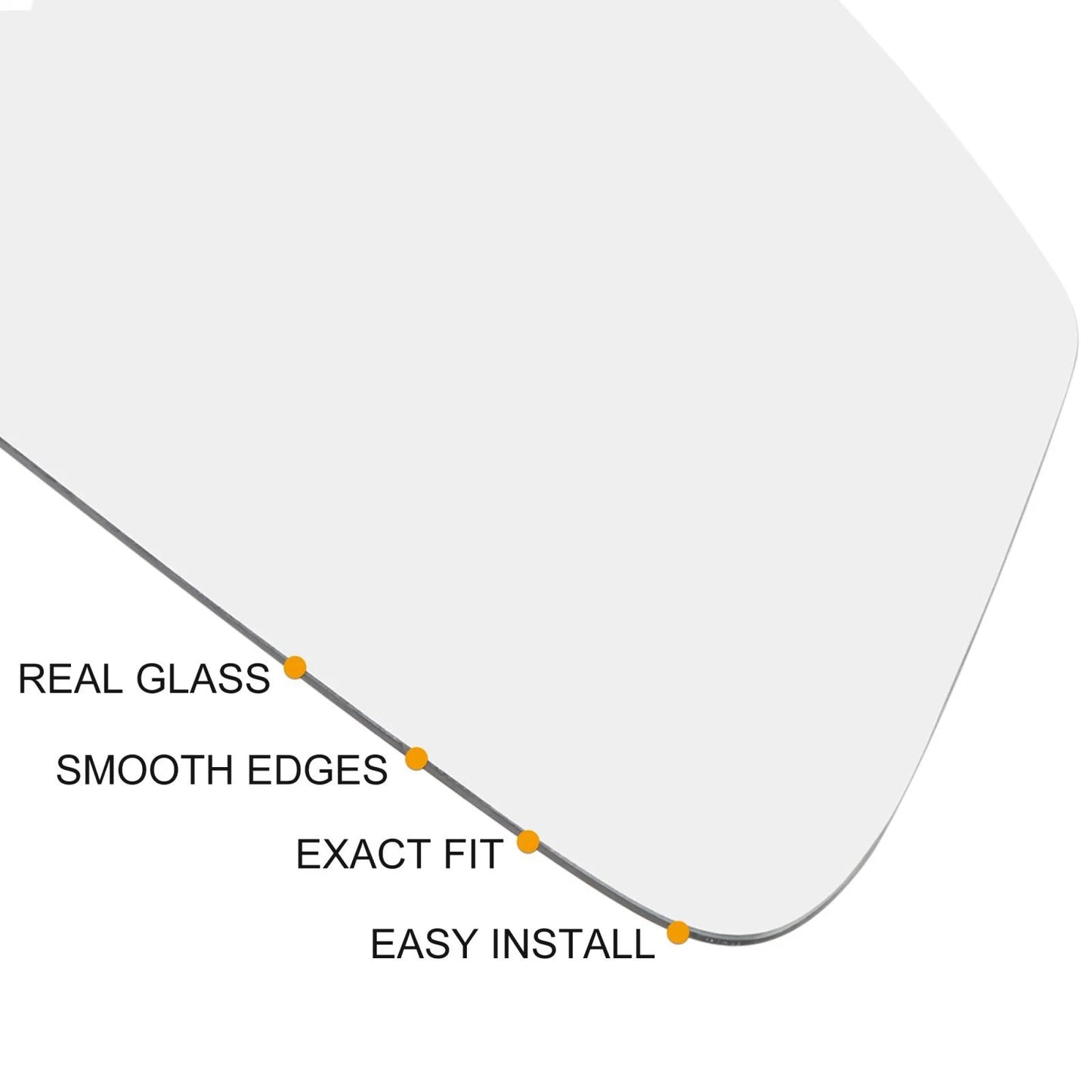 Heated Right Side Mirror Glass w/ Backing for BMW 335i 135i 330xi 128i 335xi (2006-2013)