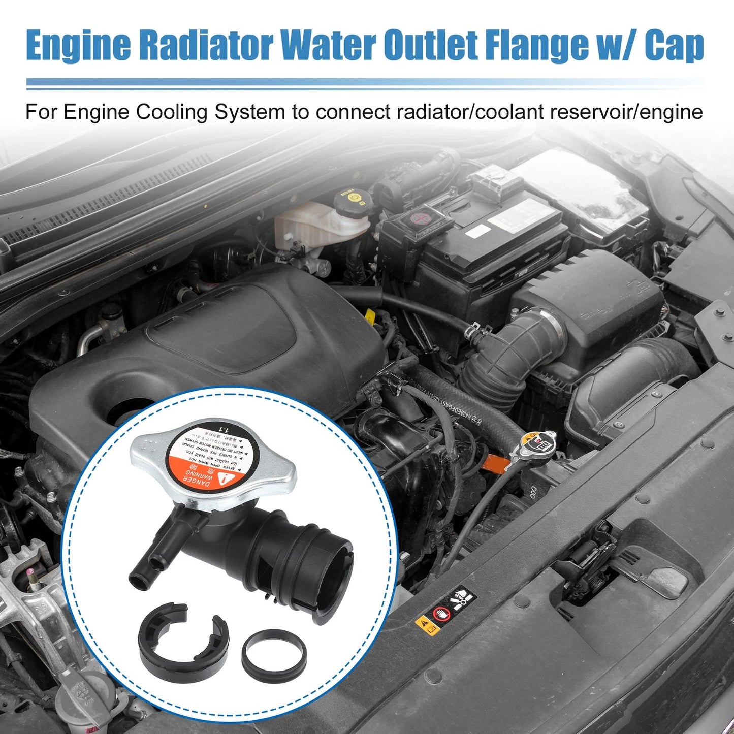 Engine Radiator Coolant Filler Neck for Toyota/Lexus