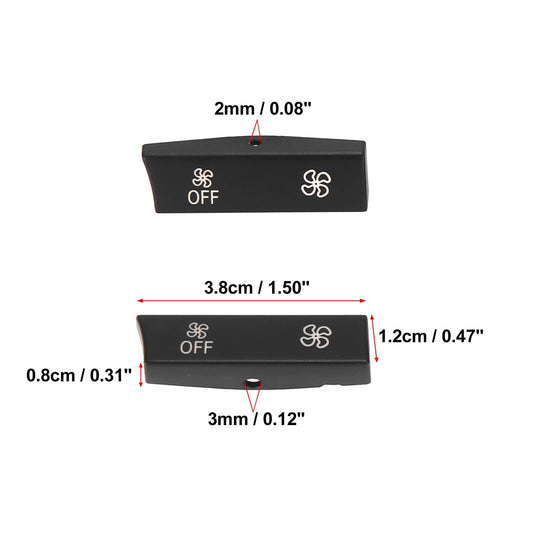 2 x AC Climate Control Buttons for BMW 5 Series F07 F10, 6 Series F06