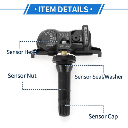 Tire Pressure Sensor 433MHz for Nissan Kicks, Versa (2021-2024) 1 Pcs
