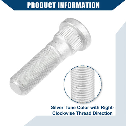 10 x M12-1.25 Wheel Stud Bolts for Subaru Toyota (No. 28365-FE001)
