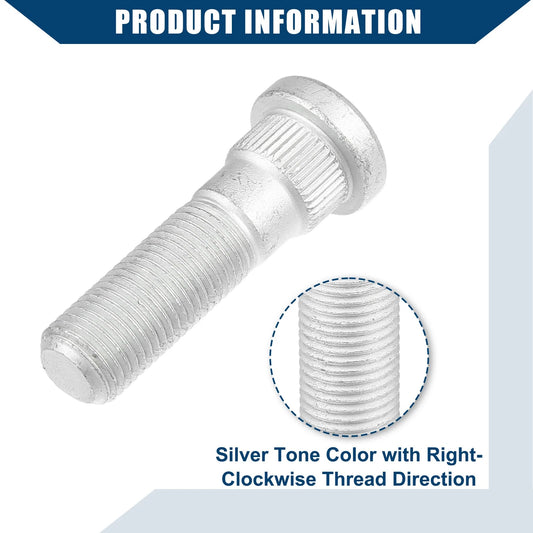 10 x M12-1.25 Wheel Stud Bolts for Subaru Toyota (No. 28365-FE001)
