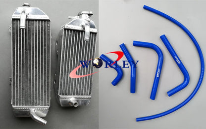 Aluminum Radiator & Silicone Hose for Kawasaki KX250F 2017-2018