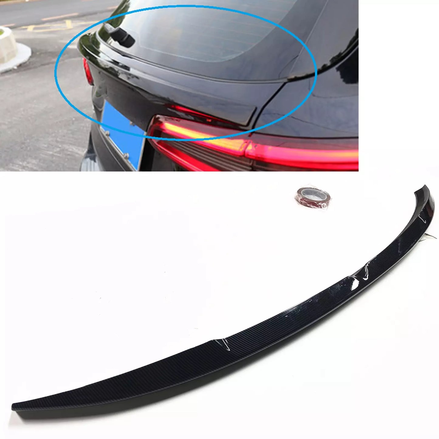 Rear Boot Spoiler for BMW G07 X7 M-Sport (2019-2024) Carbon Fiber Look