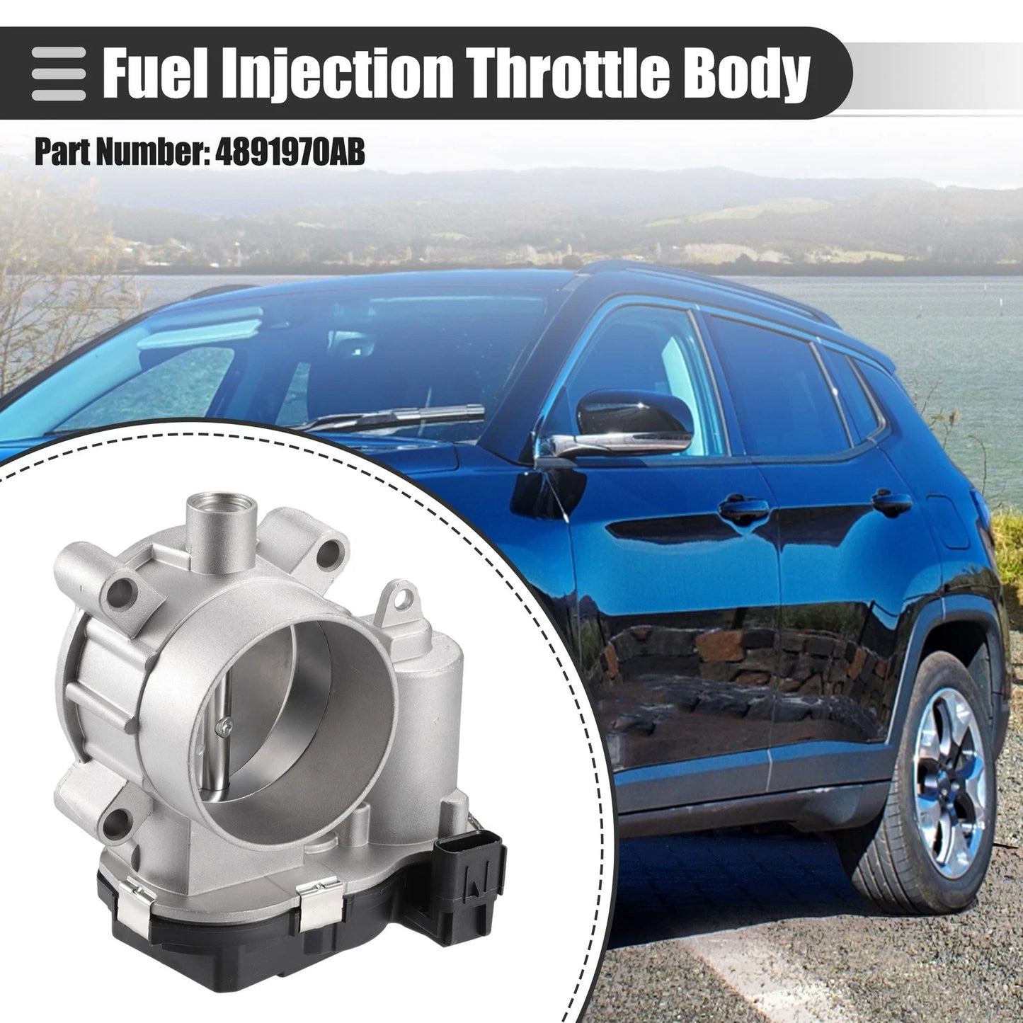 Electronic Throttle Body Assembly 2.0L 2.4L for Dodge Dart