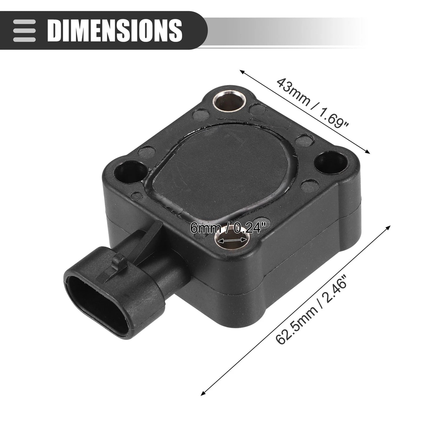 Throttle Position Sensor for Dodge D350 (1989 - 1993)