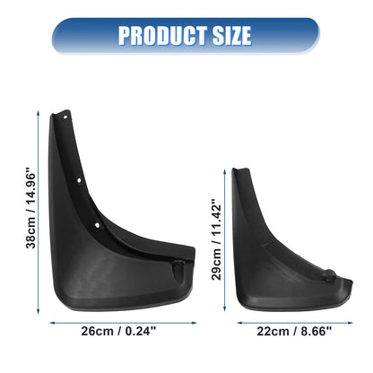Mudguards Fender Kit  for Jeep Renegade (2015-2020) Black