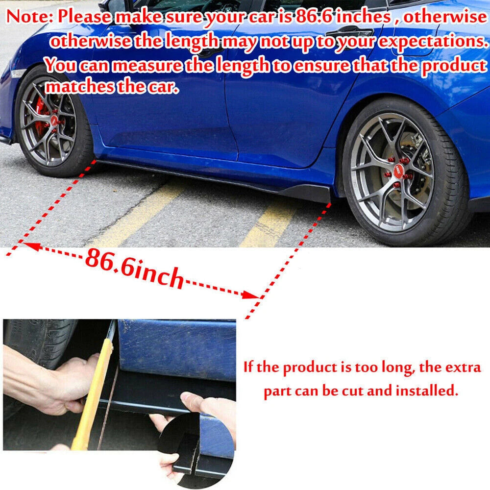 Side Skirt Extension Splitter Lip for Dodge Durango SRT RT (2018-2023)