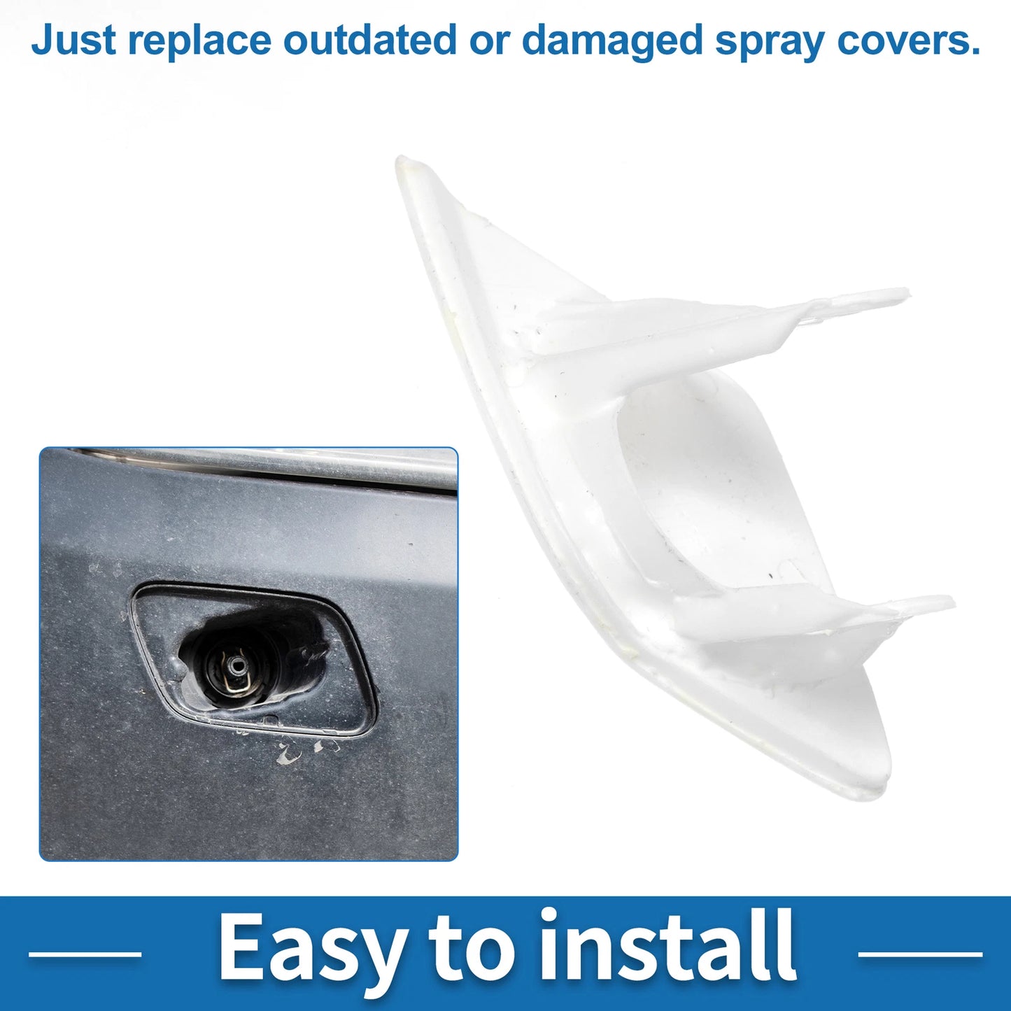 Front Right Washer Nozzle Cover for BMW 428i (2014-2016) Unpainted