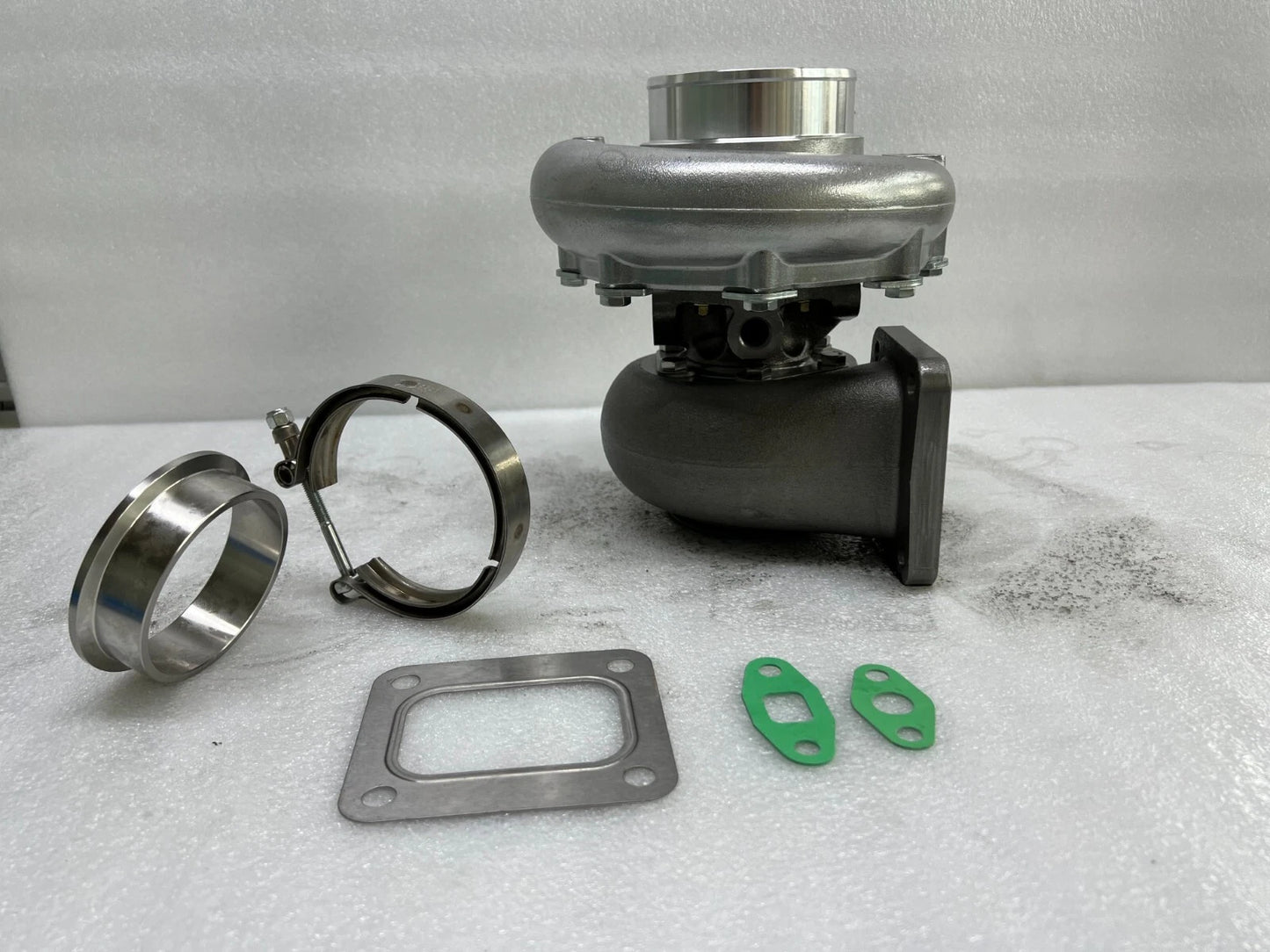 Flange .96 A/R V-band .80 A/R Cold T04E T04 Turbocharger for T76 T4 ()