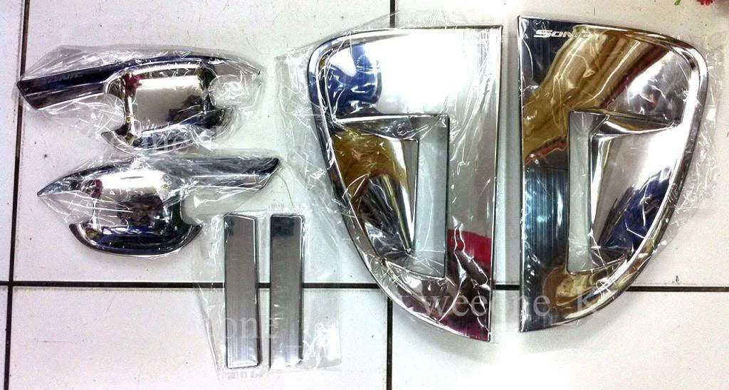 Chrome Door Handle Covers for Chevrolet Sonic 5 Doors (2012-2015)
