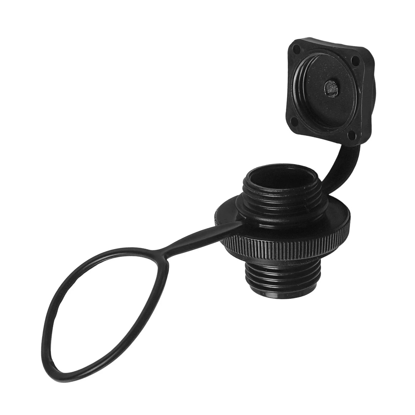 Quality Air Valve Cap for Inflatable Boat Airbed - Anti-leak Black