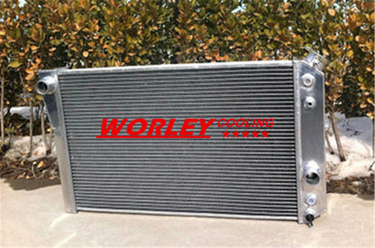 3 Row Aluminum Radiator & Fans for Chevy Corvette/S10 V8 (1984-1990)