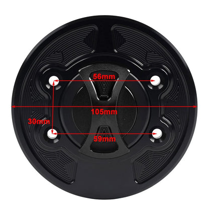 Titanium Fuel Gas Tank Cap Cover for BMW S1000RR S1000R HP2 SPORT (2010-2016)