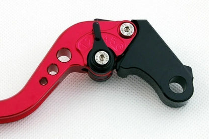 Red Long Clutch Brake Levers for Suzuki GSXR 1000 600 750 (2001-2023)