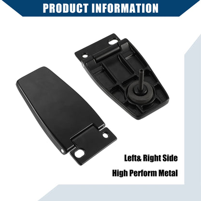 Rear Liftgate Glass Hinge for Jeep Wrangler (2011-2018) - 2 x Black
