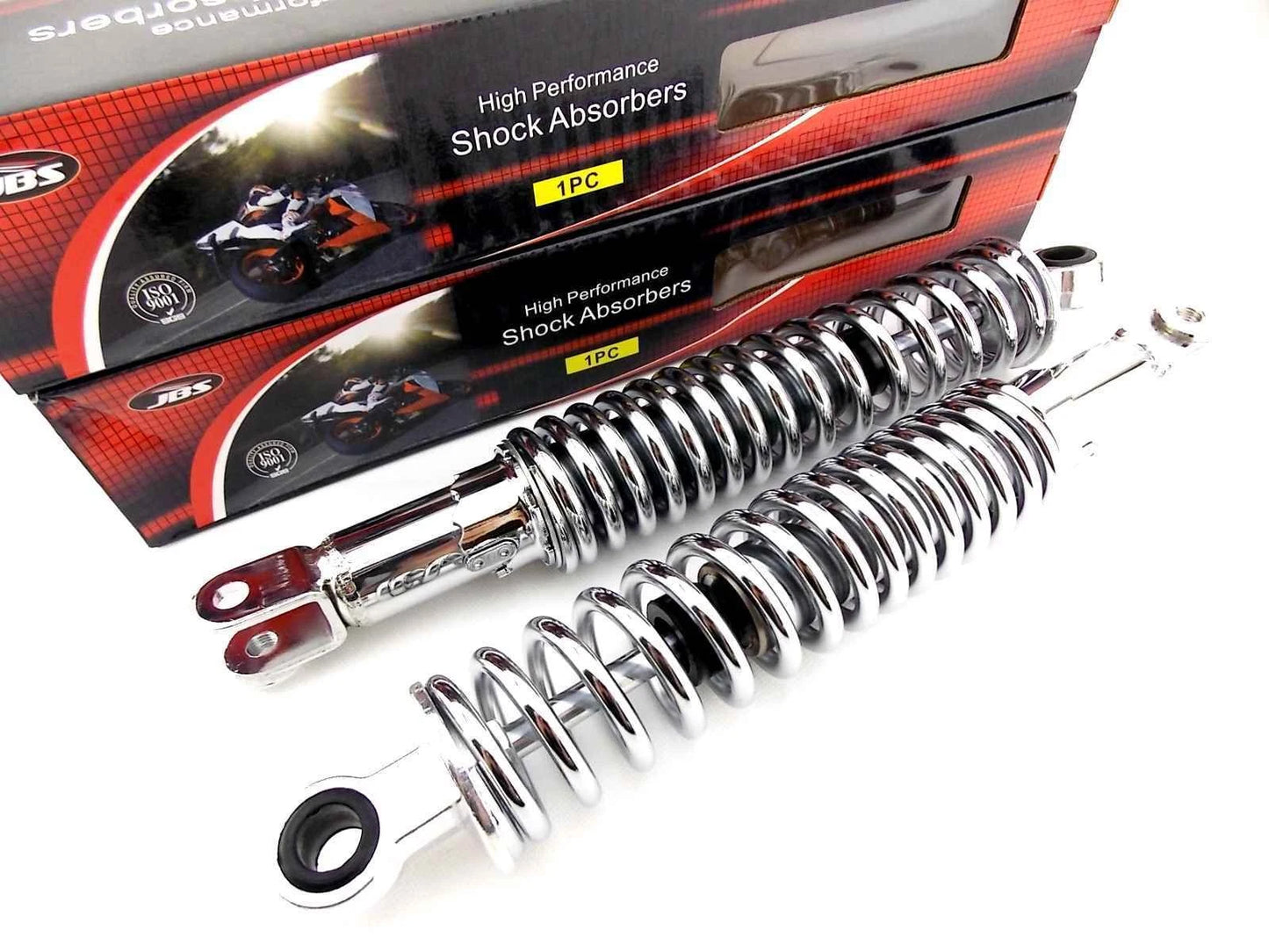 335mm JBS Chrome Rear Shock Absorbers for Suzuki GS750