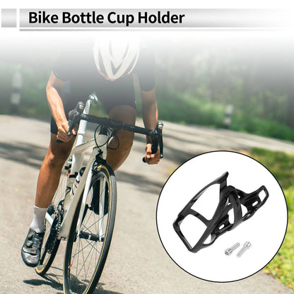 Water Bottle Cup Drink Holder Black Plastic Universal for Motorcycle