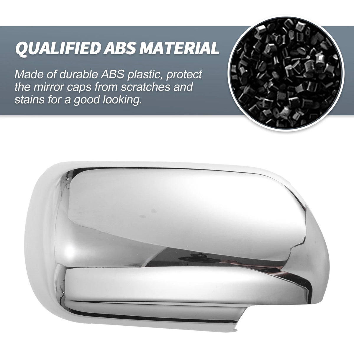 Rearview Mirror Cover Overlay Chrome for Suzuki Grand Vitara (2006-2014)