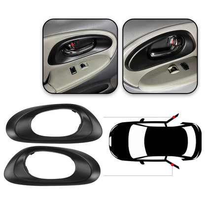 Interior Door Handle Trim 1 Pair for Chevrolet Trailblazer (2002-2009)