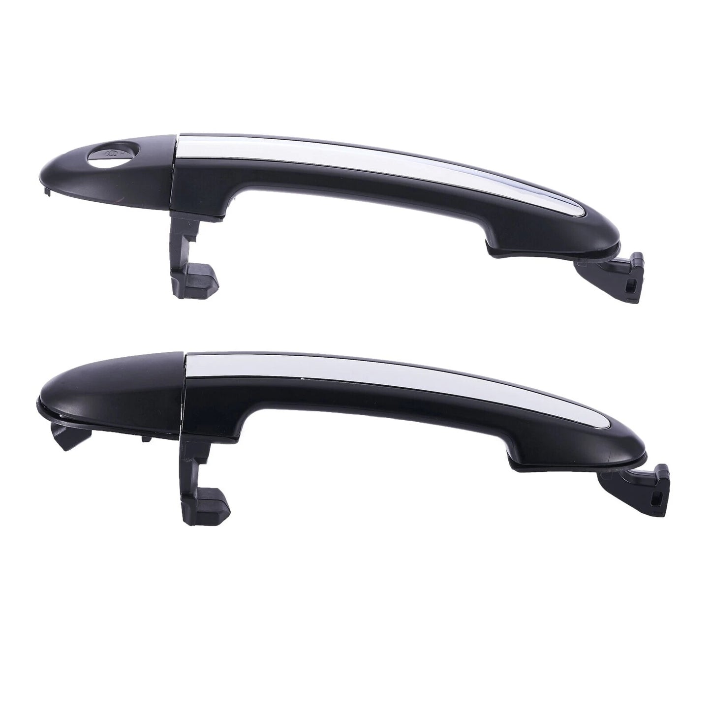 2 x Front Outer Door Handles Chrome for Hyundai Santa Fe CM (2005-2012)