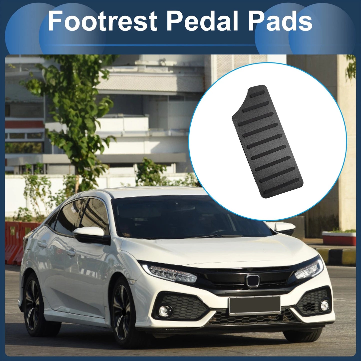 Footrest Pedal Pad Cover for Honda Civic