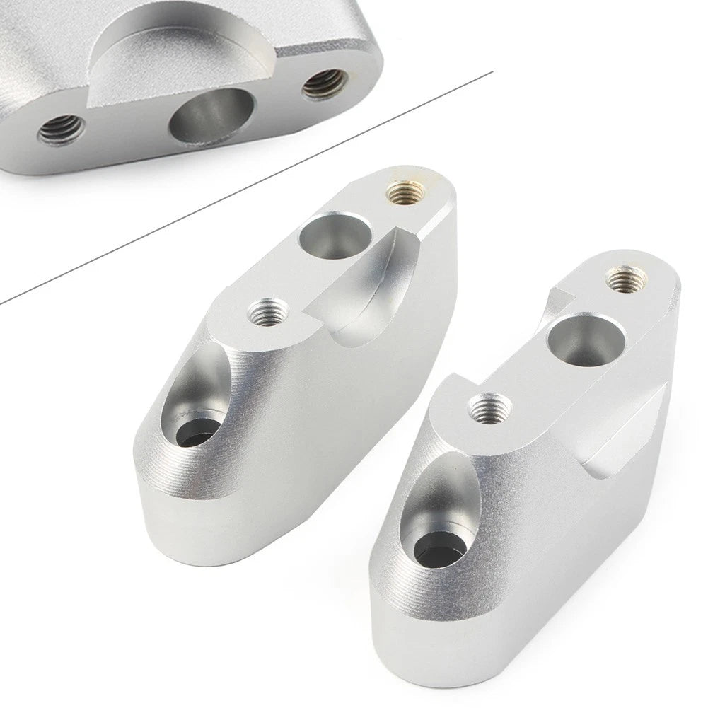 CNC Handlebar Mounts Clamps Risers Chrome for BMW R1200RS (2015-2018)