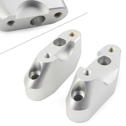 CNC Handlebar Mounts Clamps Risers Chrome for BMW R1200RS (2015-2018)