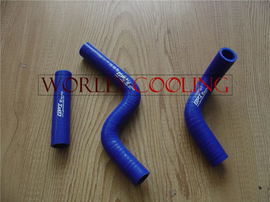 Silicone Hose for Kawasaki KX80/KX85/KX100 (1998-2013) - Blue 2 x
