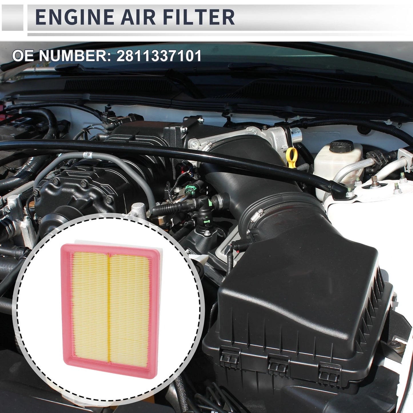 Engine Air Filter for Kia Optima (2001-2006) - 1 Pcs Long Life